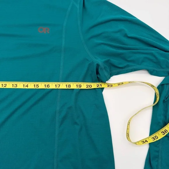Outdoor Research Teal Performance Shirt - Picture 4 of 5